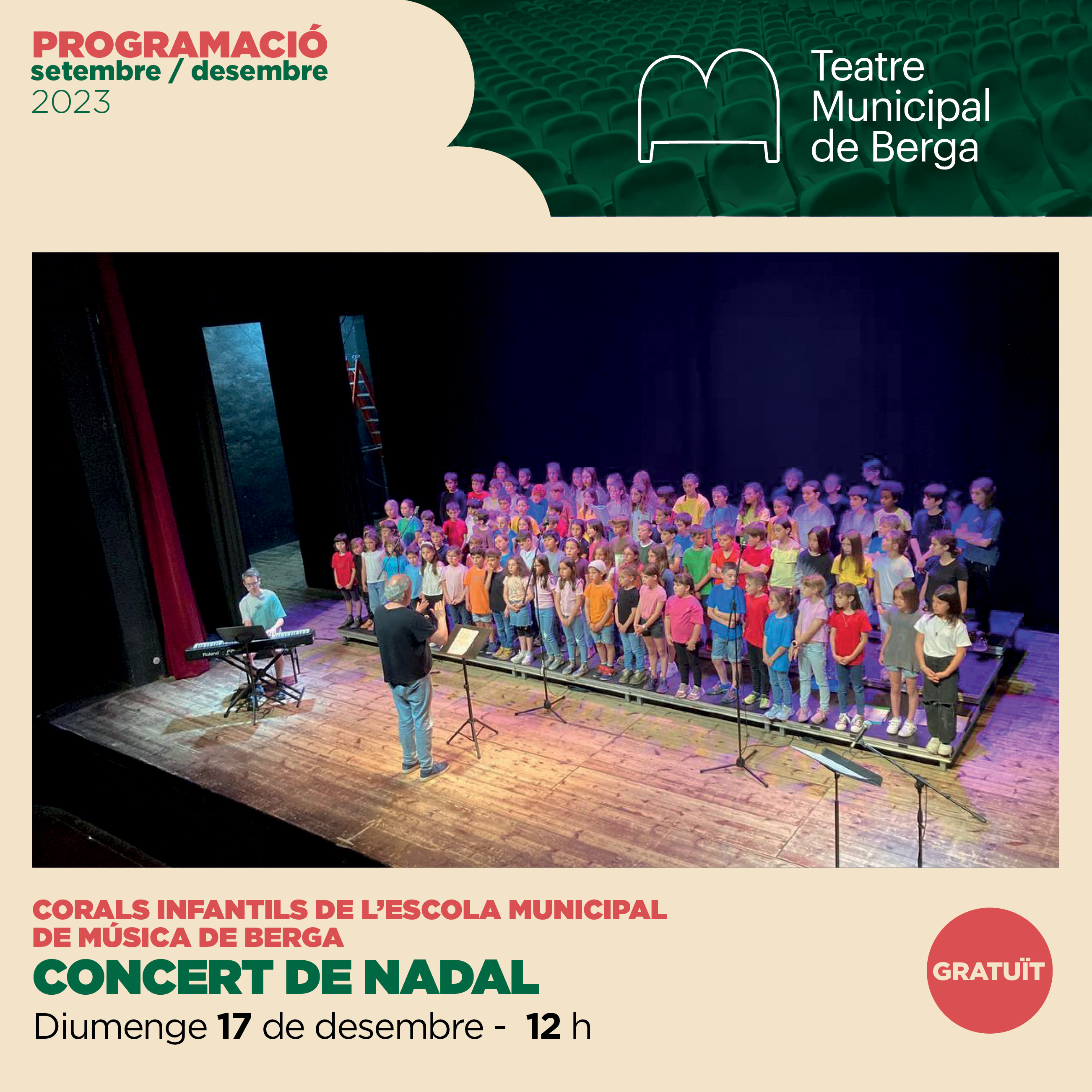 Música: Concert de les corals infantils de l'EMM Berga 