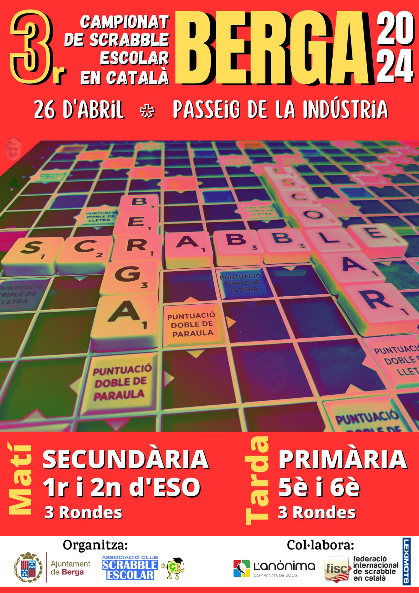 3r Campionat de Scrabble Escolar en Català 