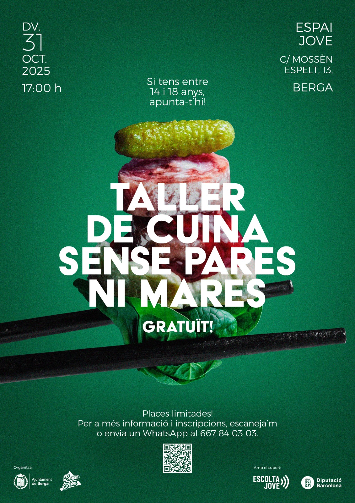 Taller de cuina sense pares ni mares