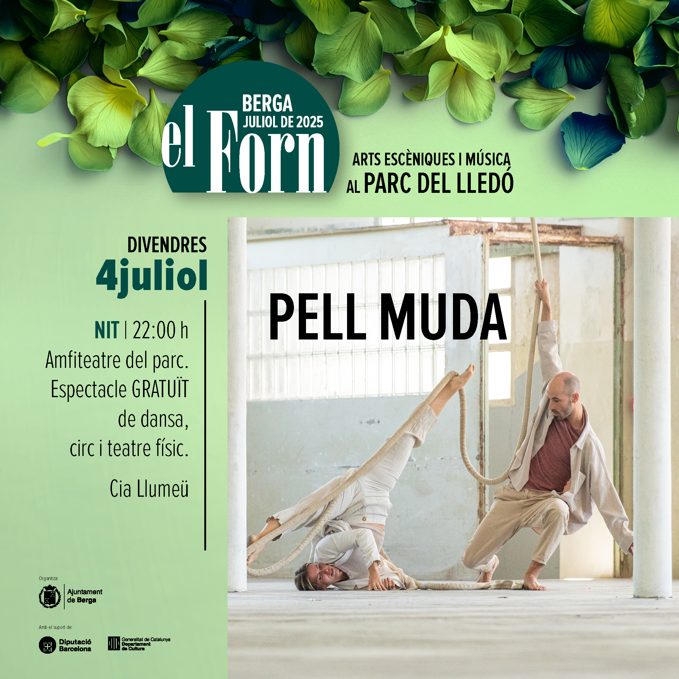 El Forn: "Pell muda" amb la Cia Llumeü 