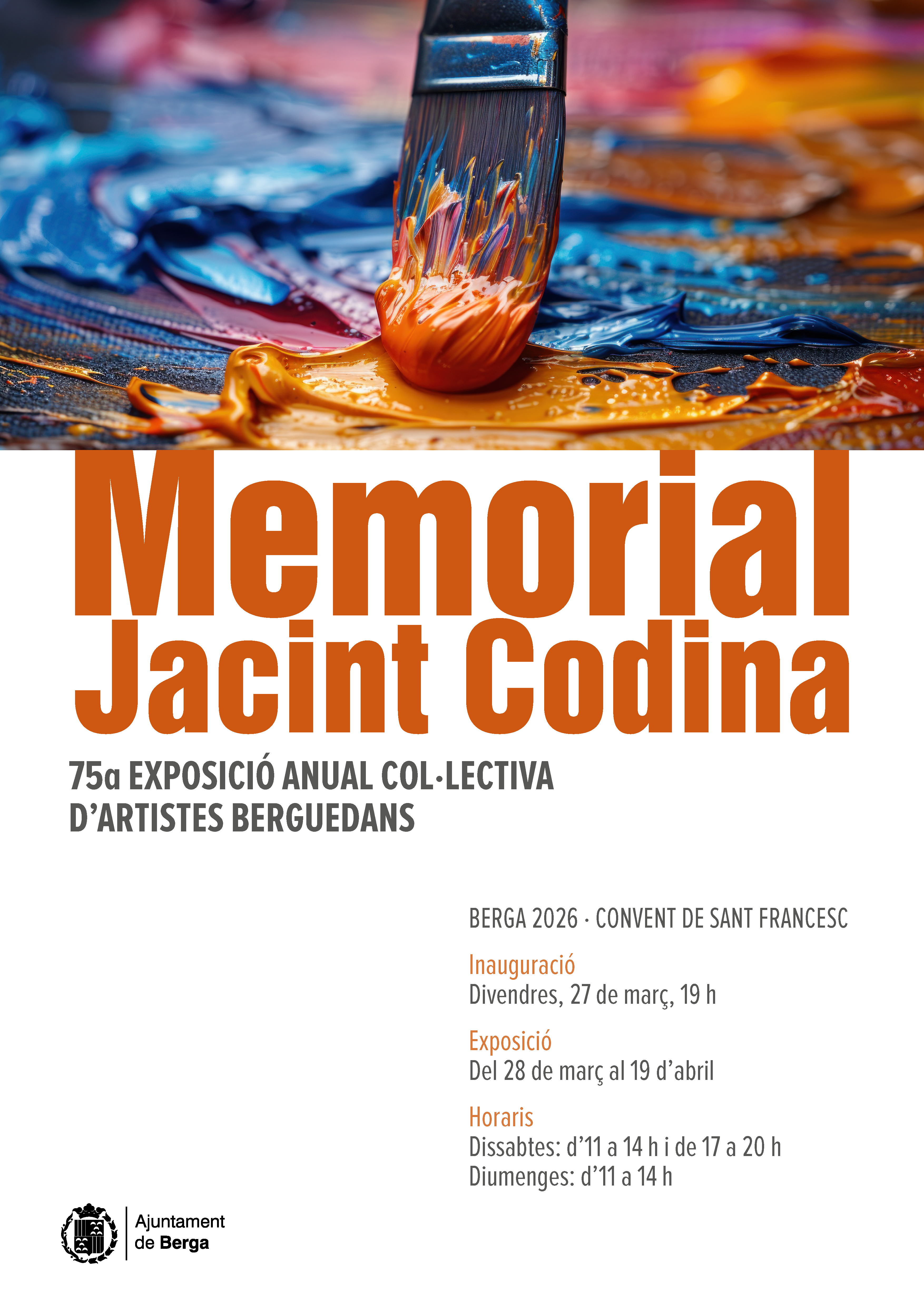 75a Exposici&oacute; anual col&middot;lectiva d'artistes berguedans Memorial Jacint Codina
