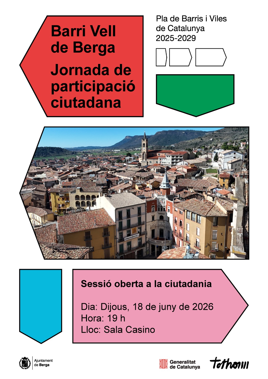 Sessi&oacute; participativa: Pla de Barris i Viles de Catalunya 