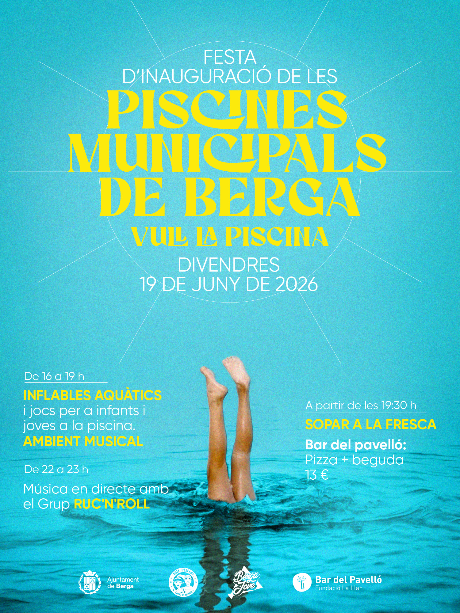 Festa d'inauguraci&oacute; de les piscines d'estiu