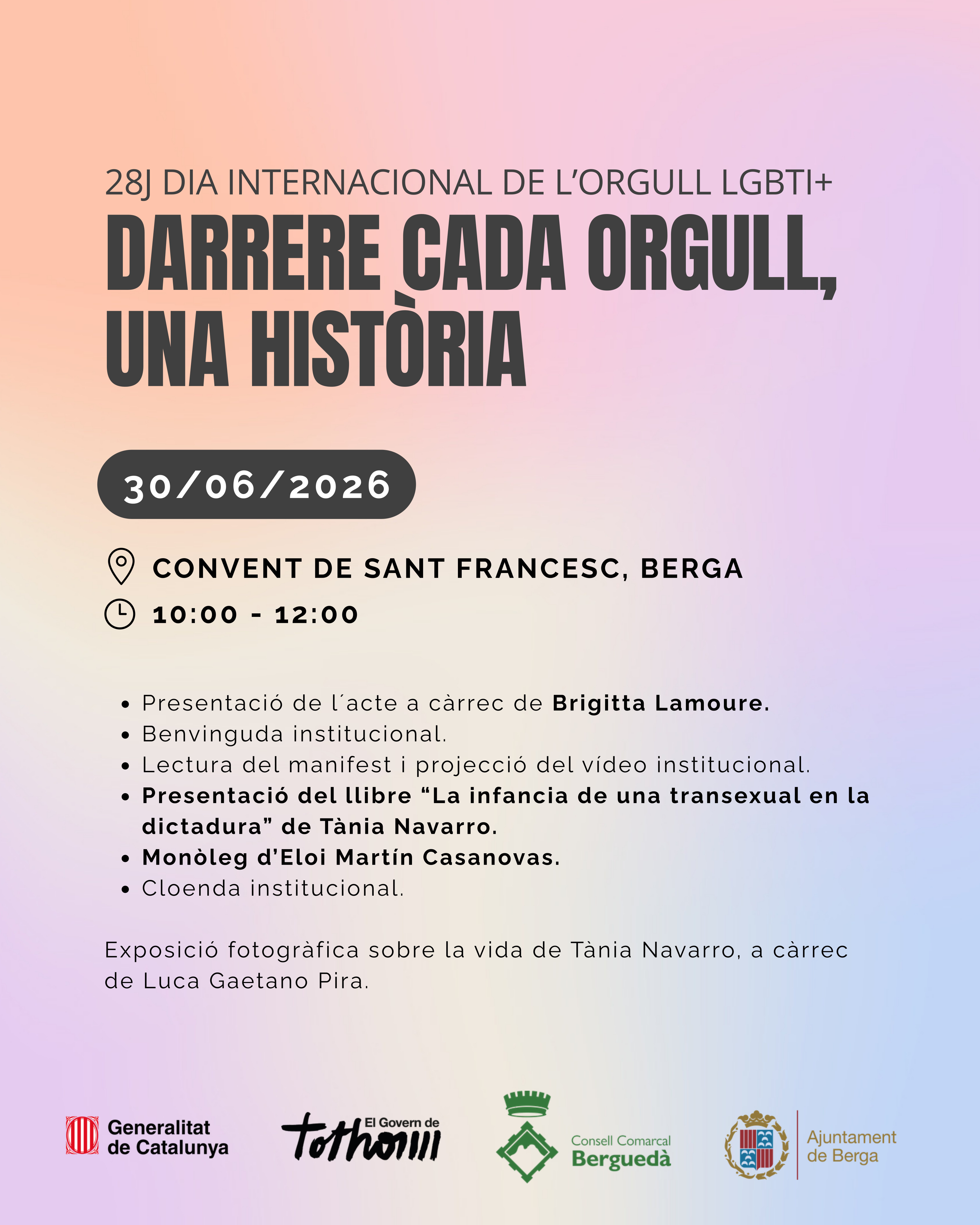 28J - Darrere cada orgull, una hist&ograve;ria 