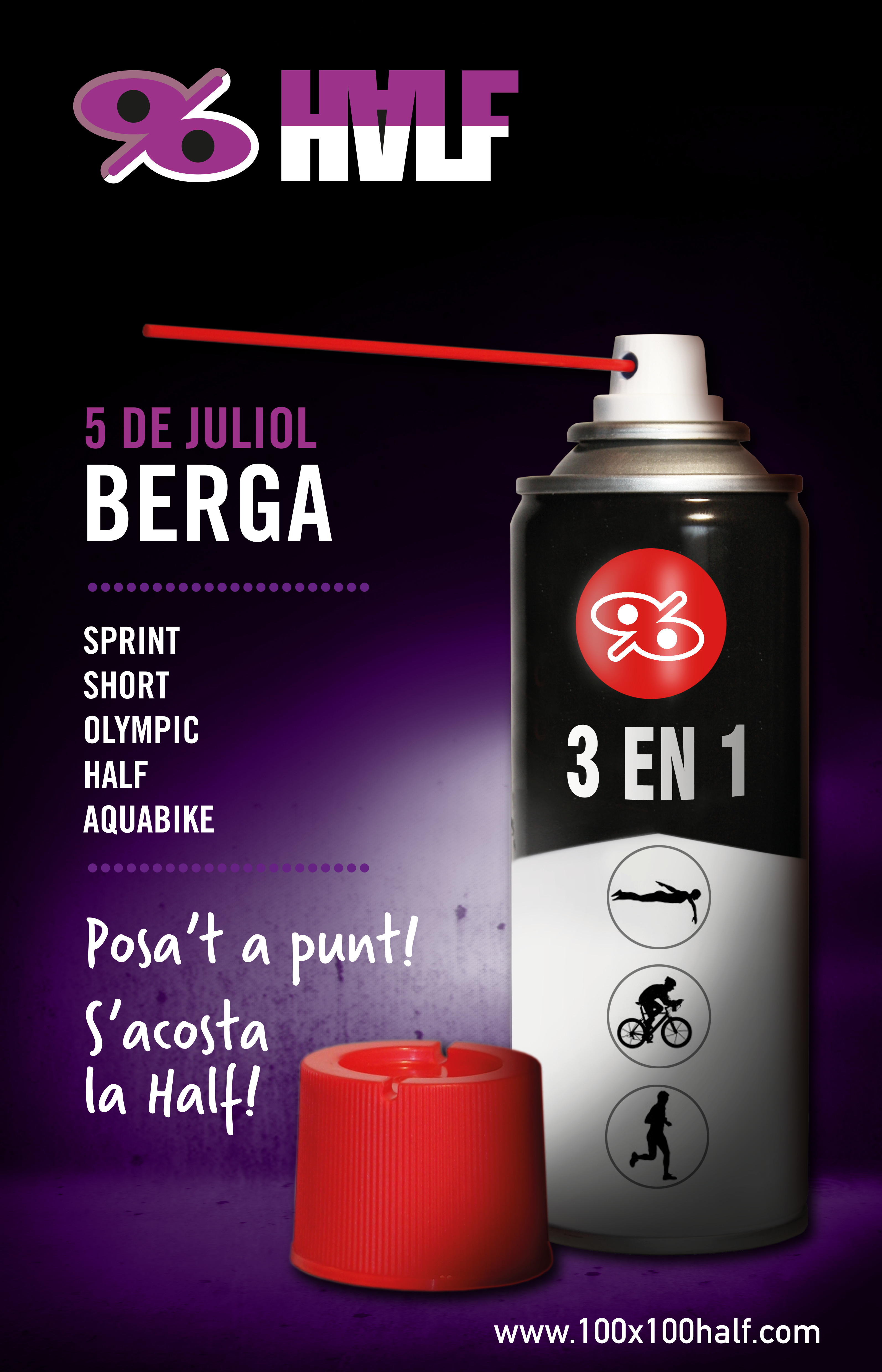 Triatl&oacute; 100x100 Half Berga 