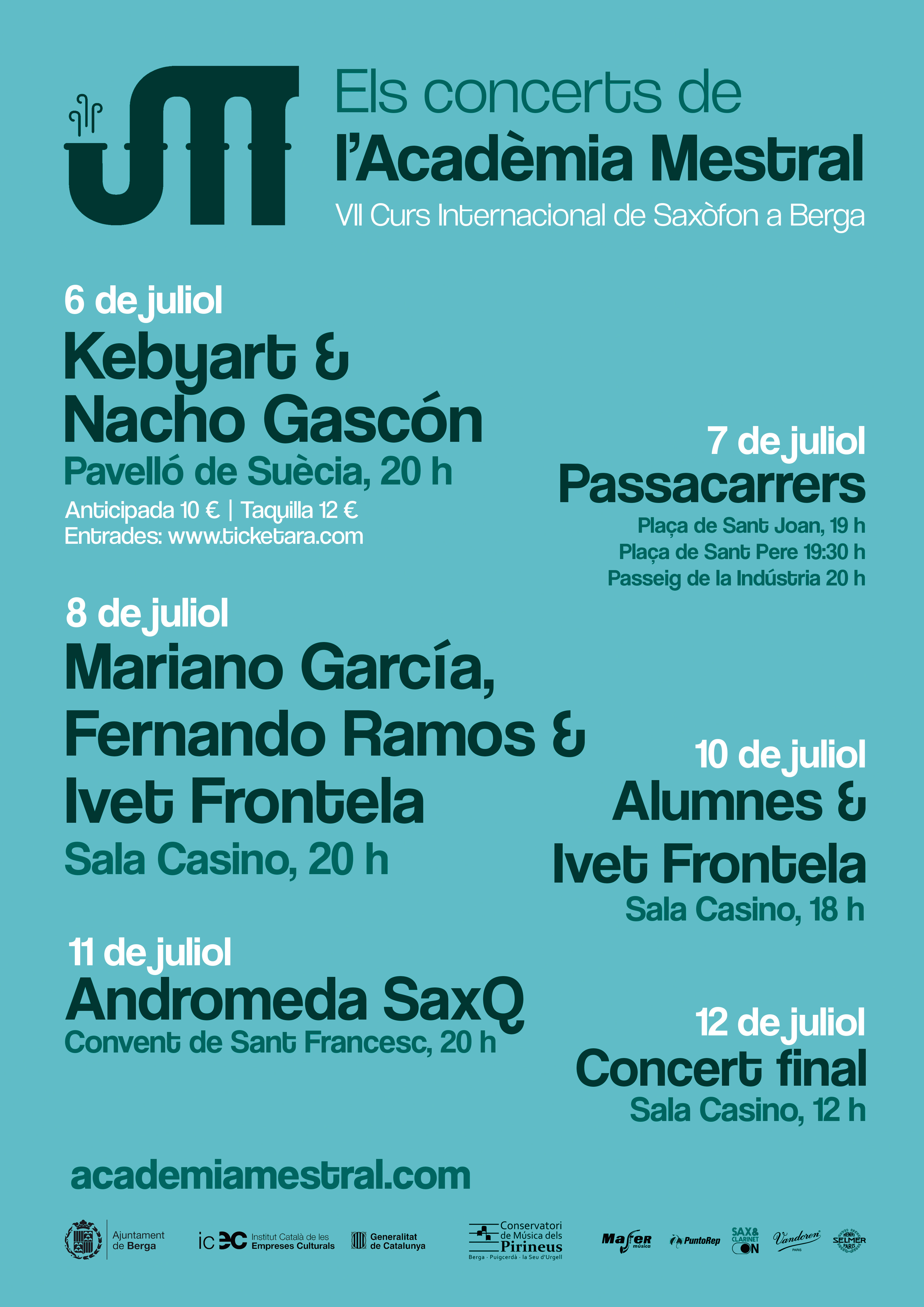 Concert itinerant de l'Acad&egrave;mia Mestral
