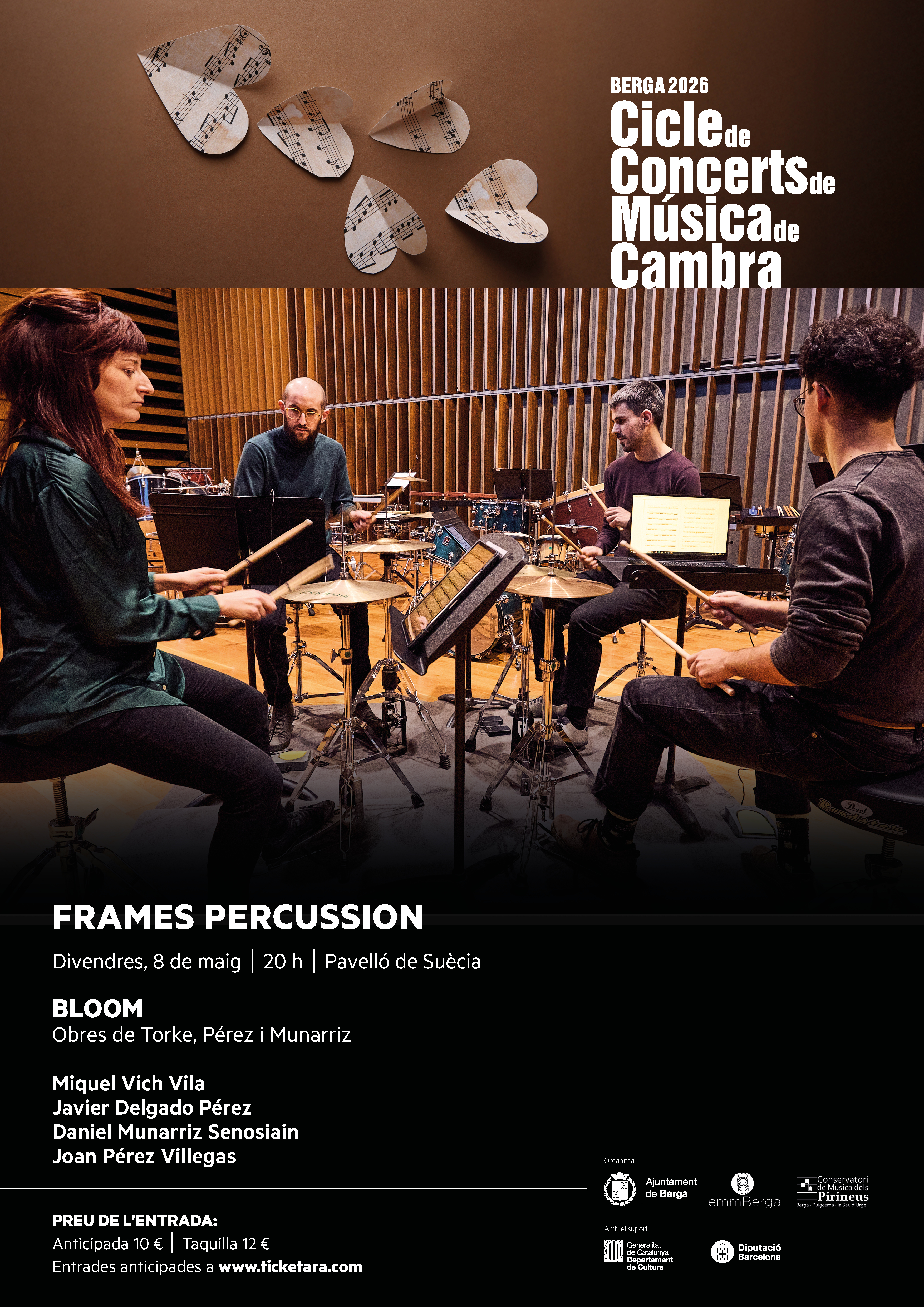 Cicle de M&uacute;sica de Cambra: Frames Percussion