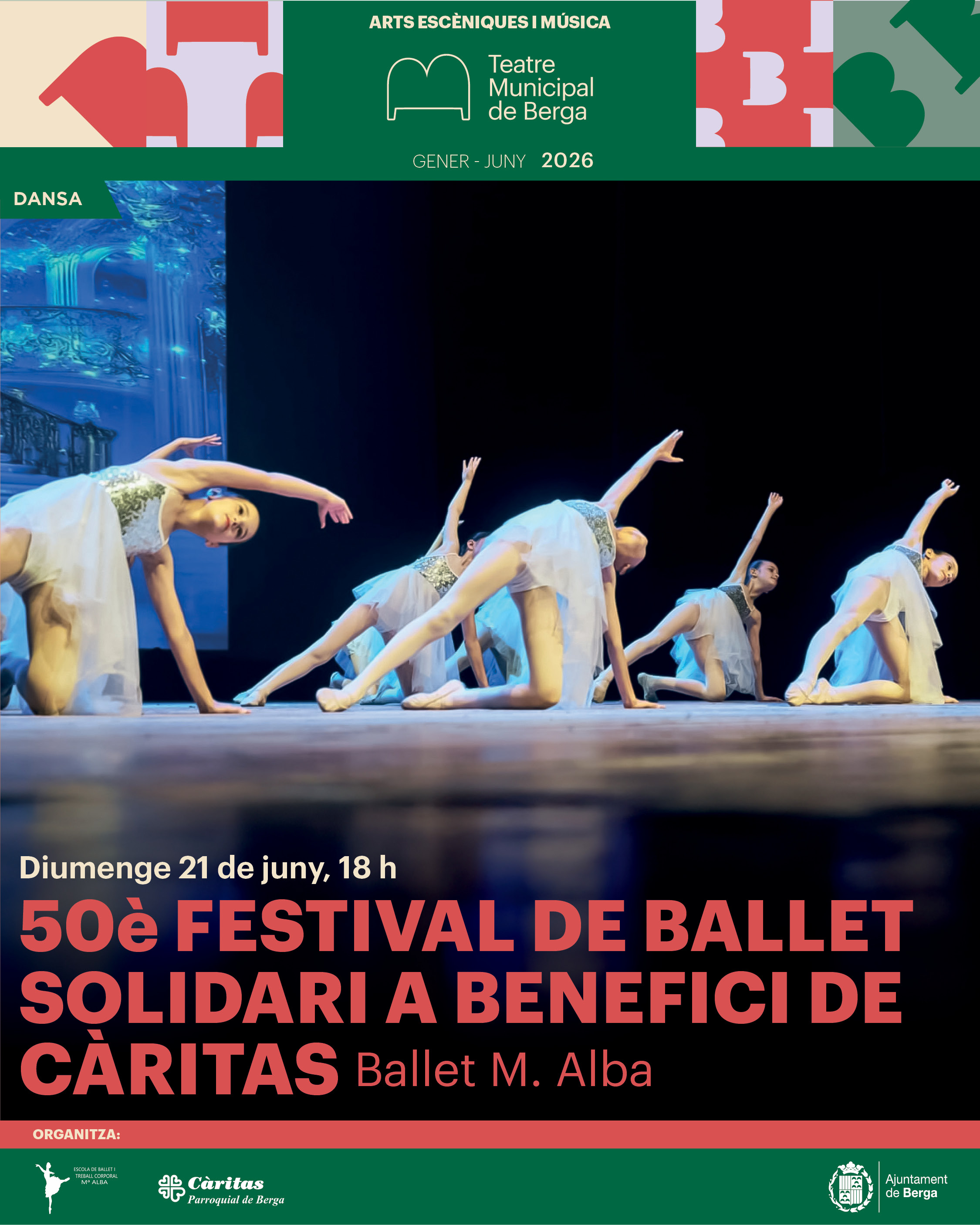 Dansa: 50&egrave; Festival de ballet solidari a benefici de C&agrave;ritas 