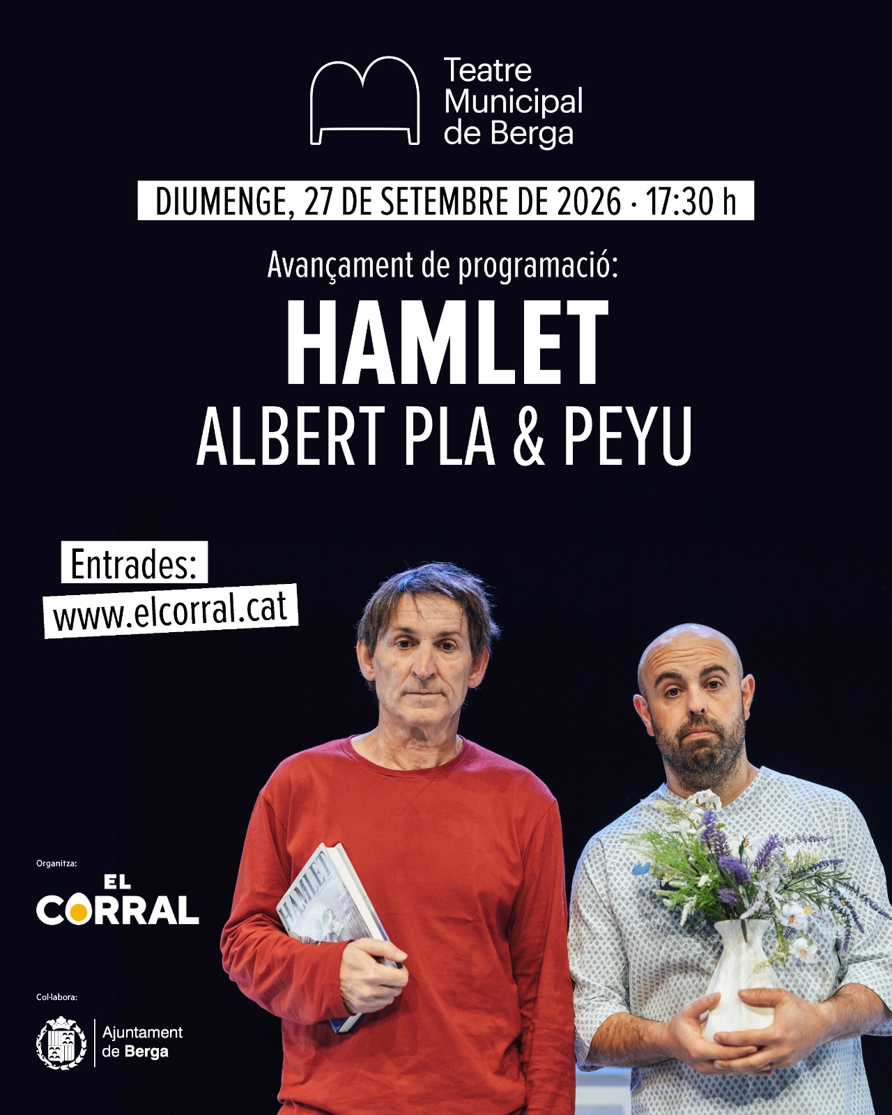Teatre: "Hamlet" amb Albert Pla i Peyu 