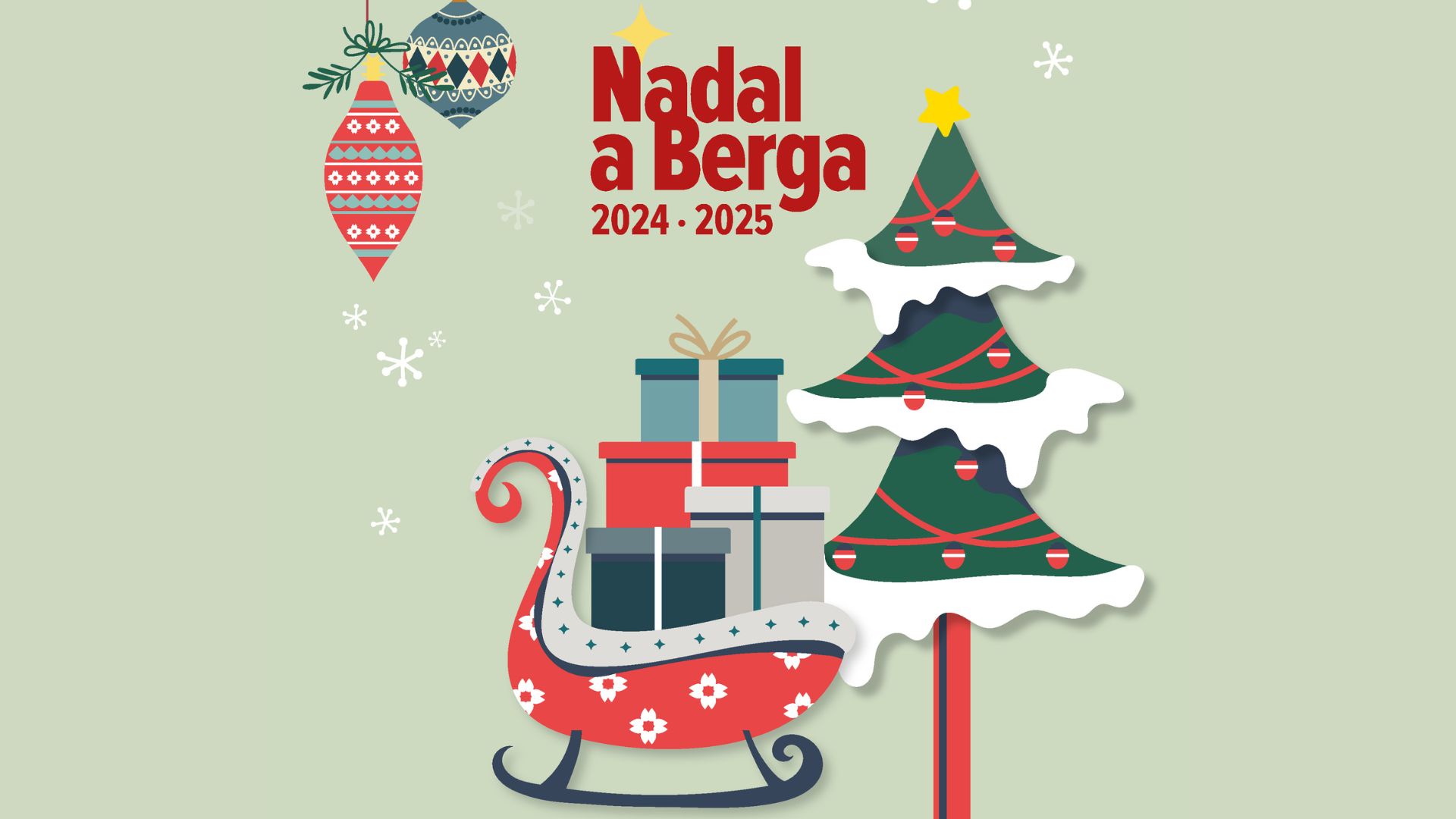 Berga celebrarà les festes nadalenques amb una cinquantena d'activitats promogudes pel teixit associatiu local i el consistori