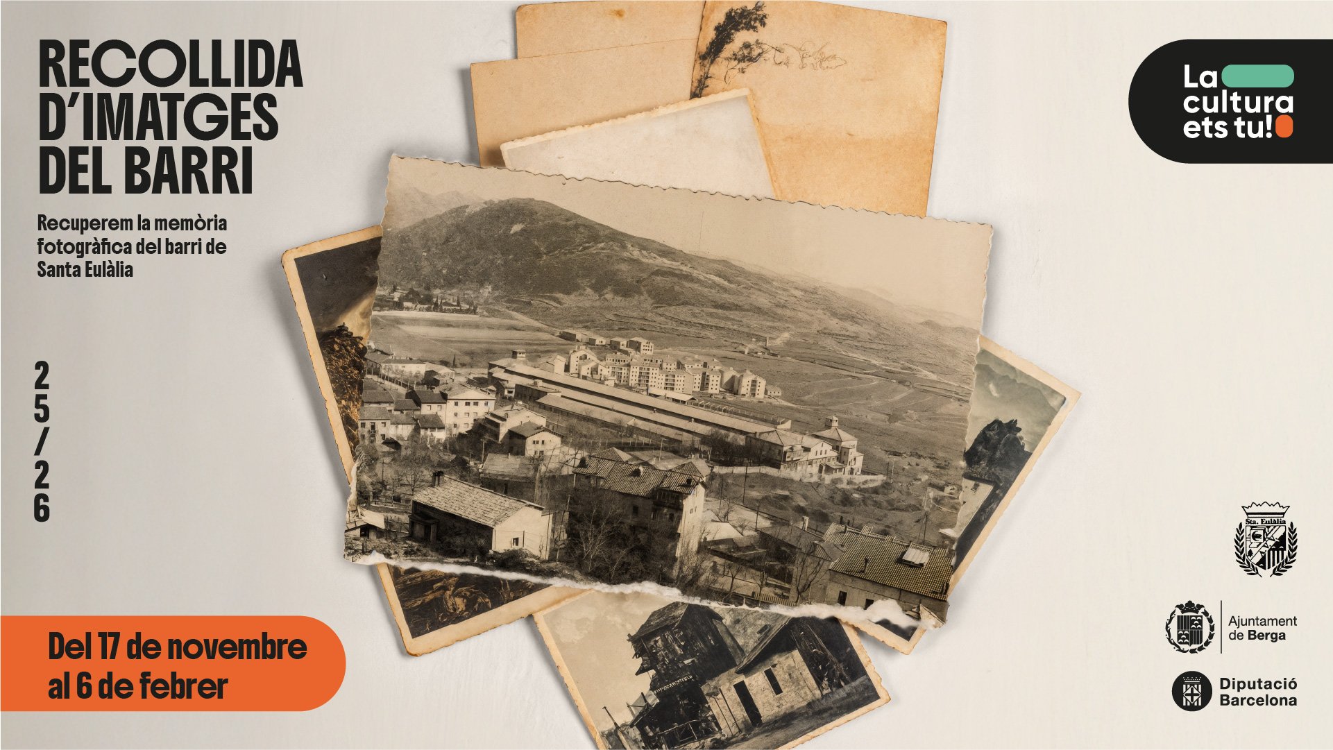 Berga impulsa una recollida de fotografies per preservar la memòria del barri de Santa Eulàlia en una futura exposició