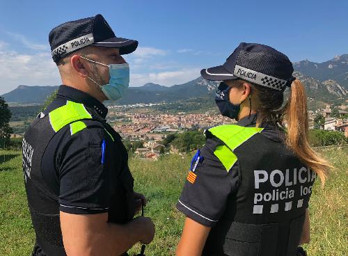 La Policia Local de Berga ha realitzat gairebé 6.800 serveis durant l'any 2020