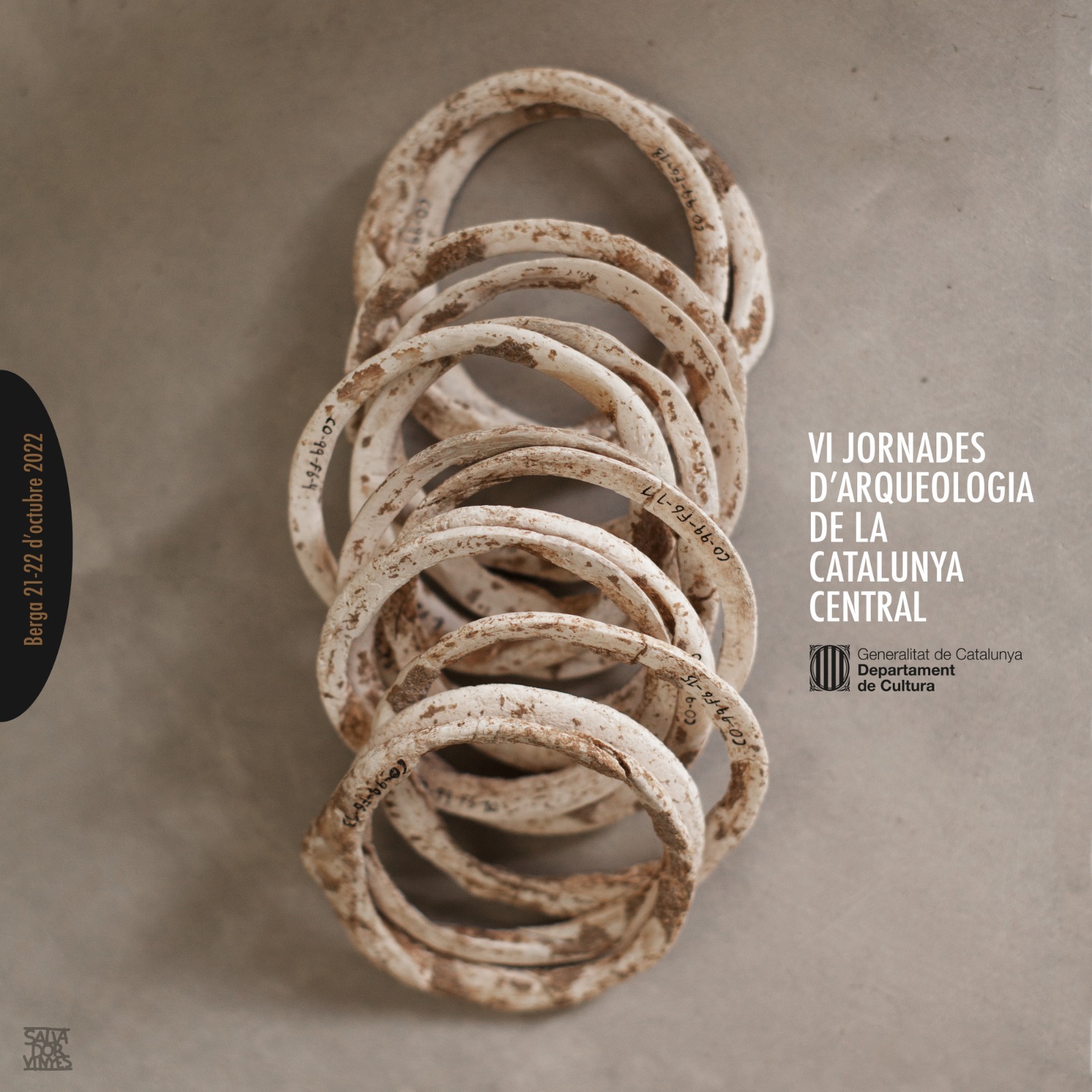 Cartell - VI Jornades d'Arqueologia de la Catalunya Central