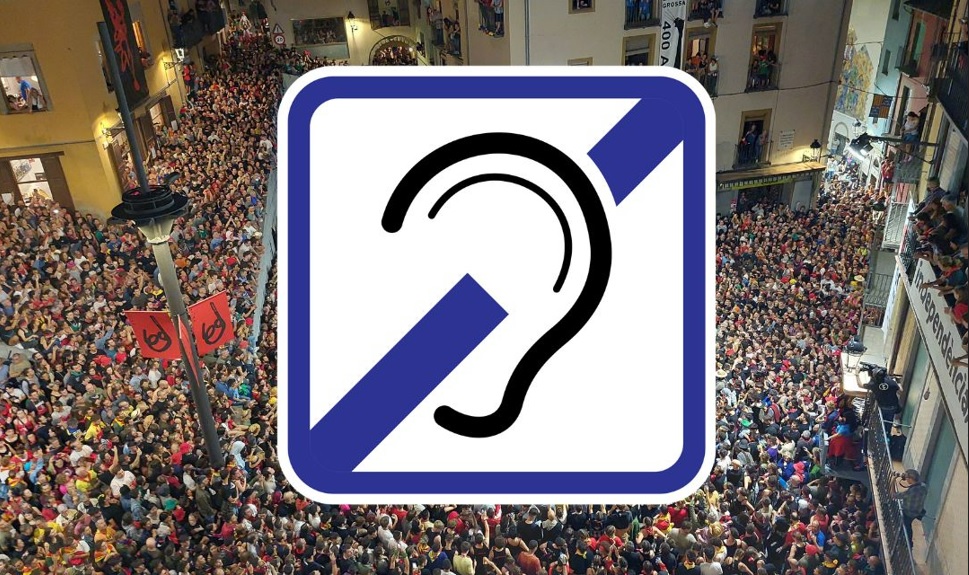 La Patum estrena mesures d'accessibilitat auditiva