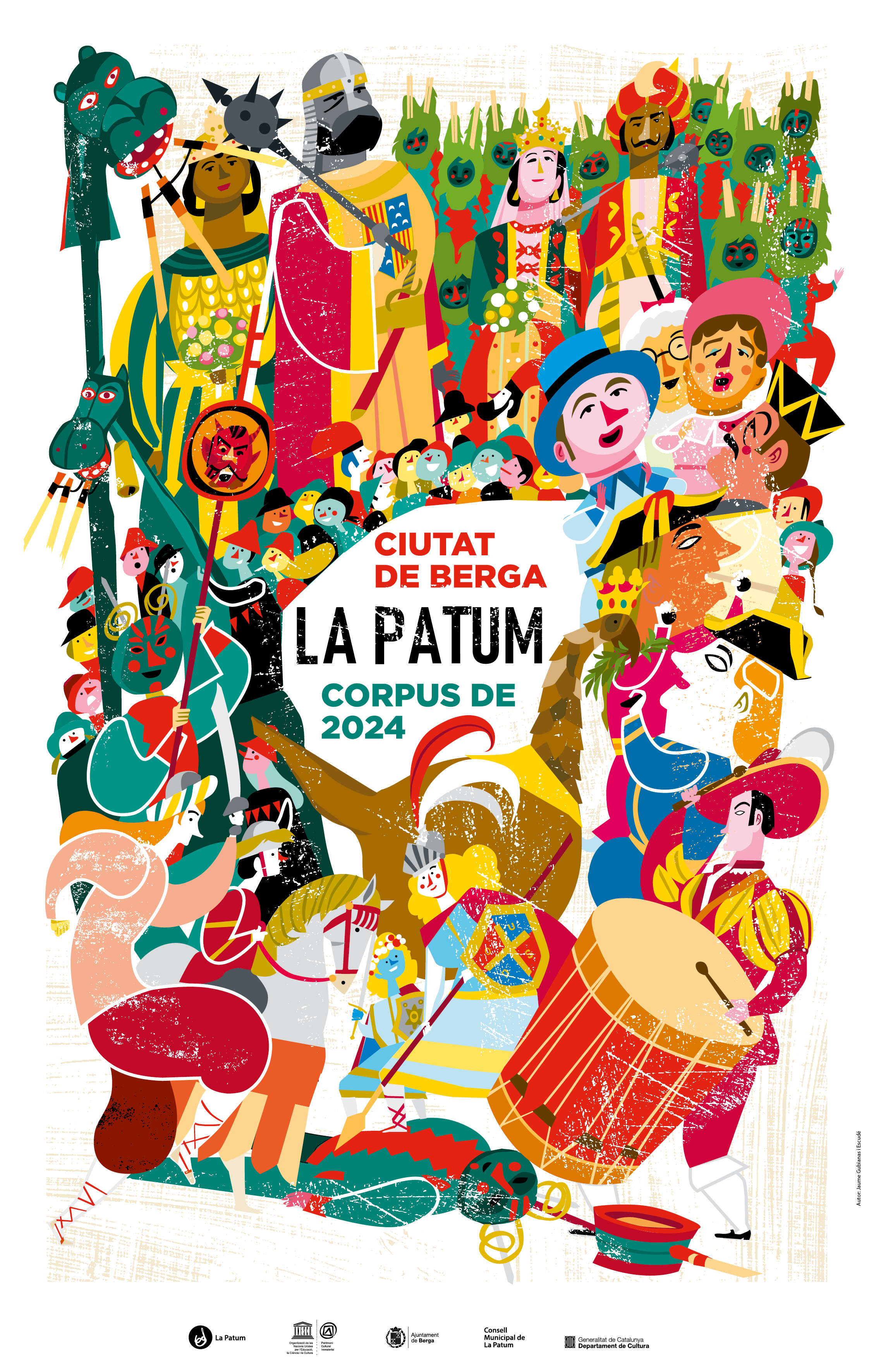 Cartell anunciador de La Patum 2024 - 