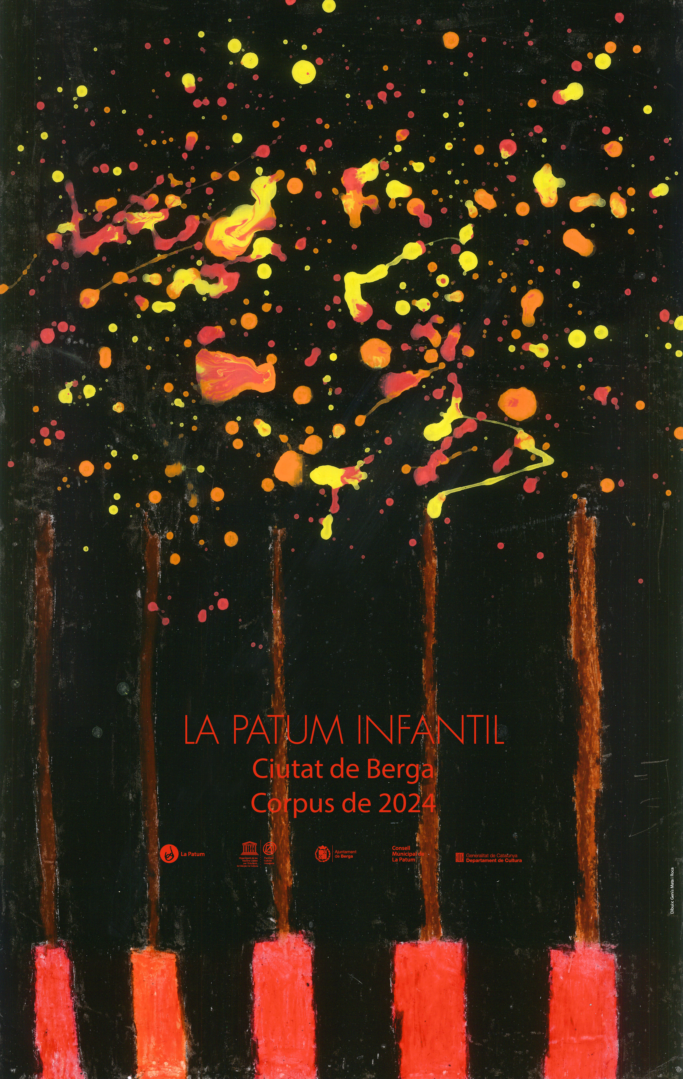 Cartell de La Patum Infantil 2024 - 