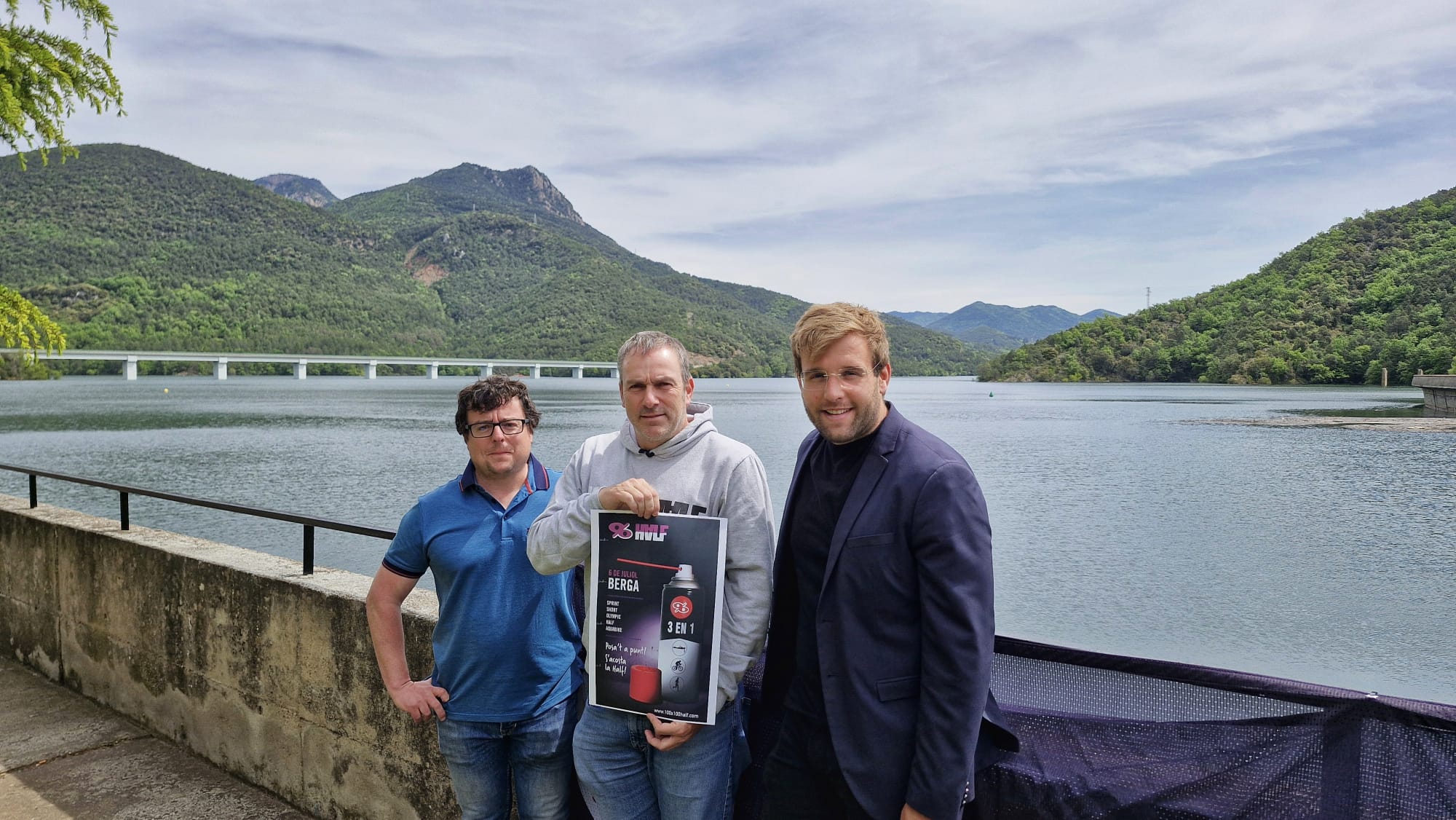 Berga s'estrena com a seu de la 100x100 Half, un triatló que es farà el 6 de juliol i recorrerà diferents municipis berguedans  
