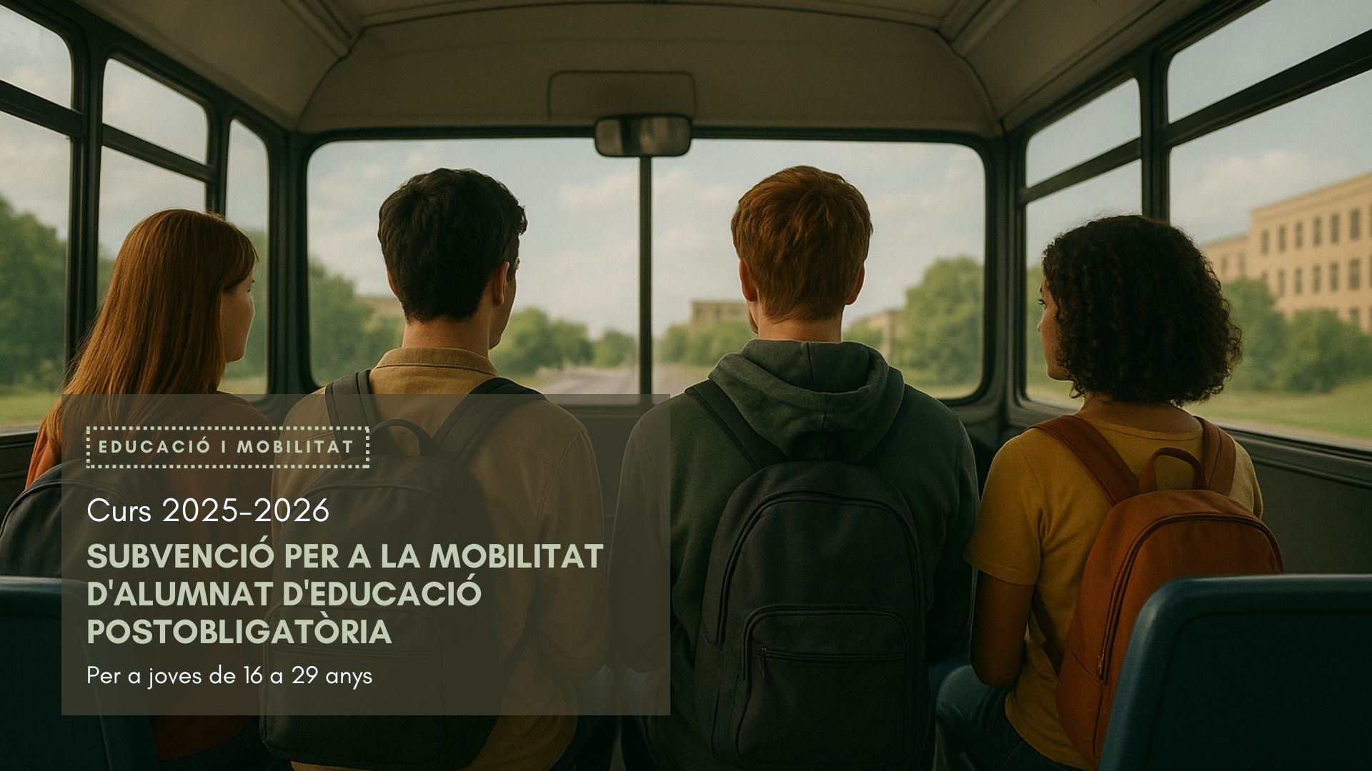 Berga impulsa una convocatòria d'ajuts per a la mobilitat de joves de la ciutat que cursin estudis postobligatoris fora del municipi