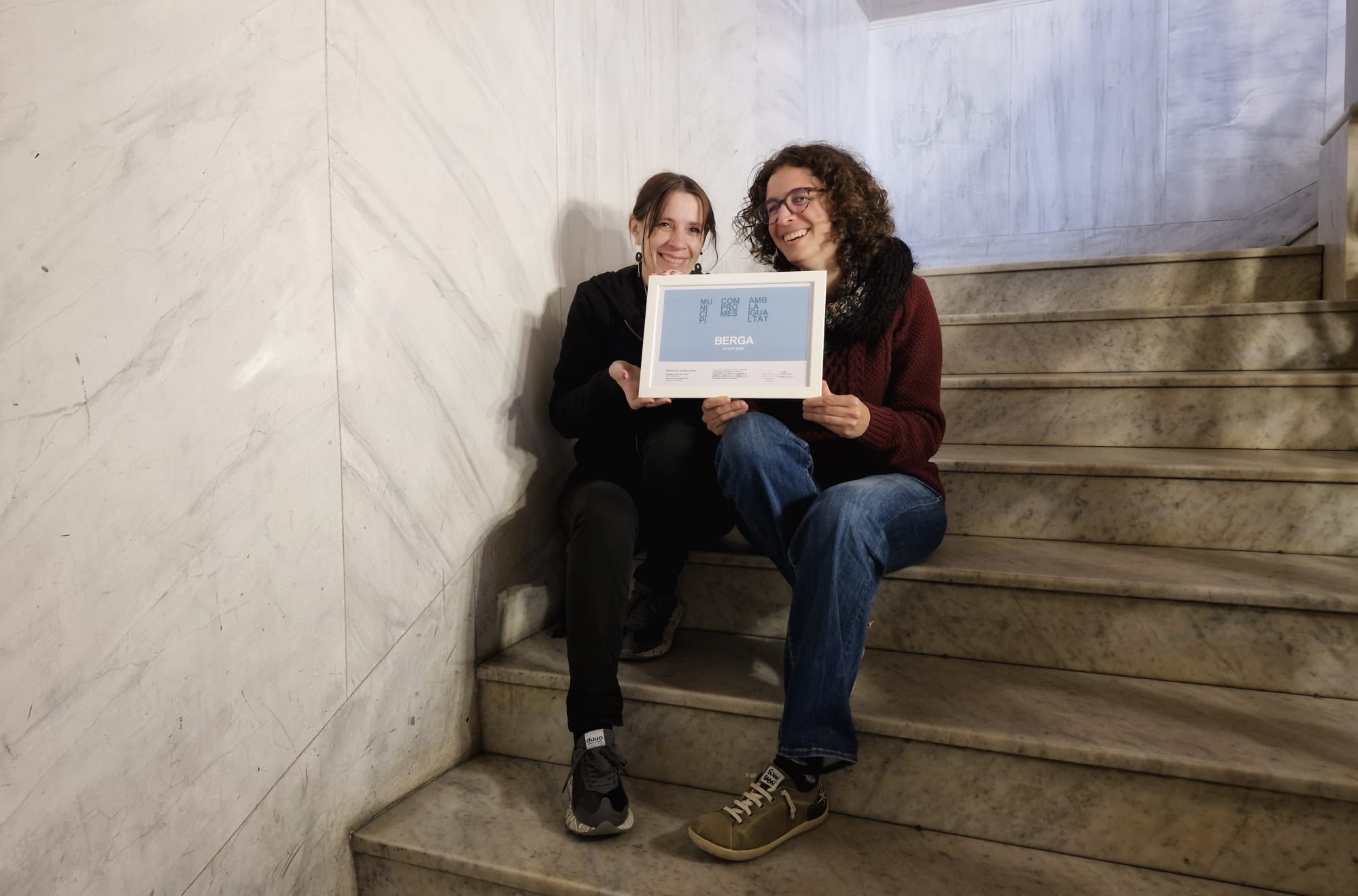 Berga rep el Distintiu SG CITY 50-50 per la Igualtat de Gènere atorgat per l'Associació Forgender Seal