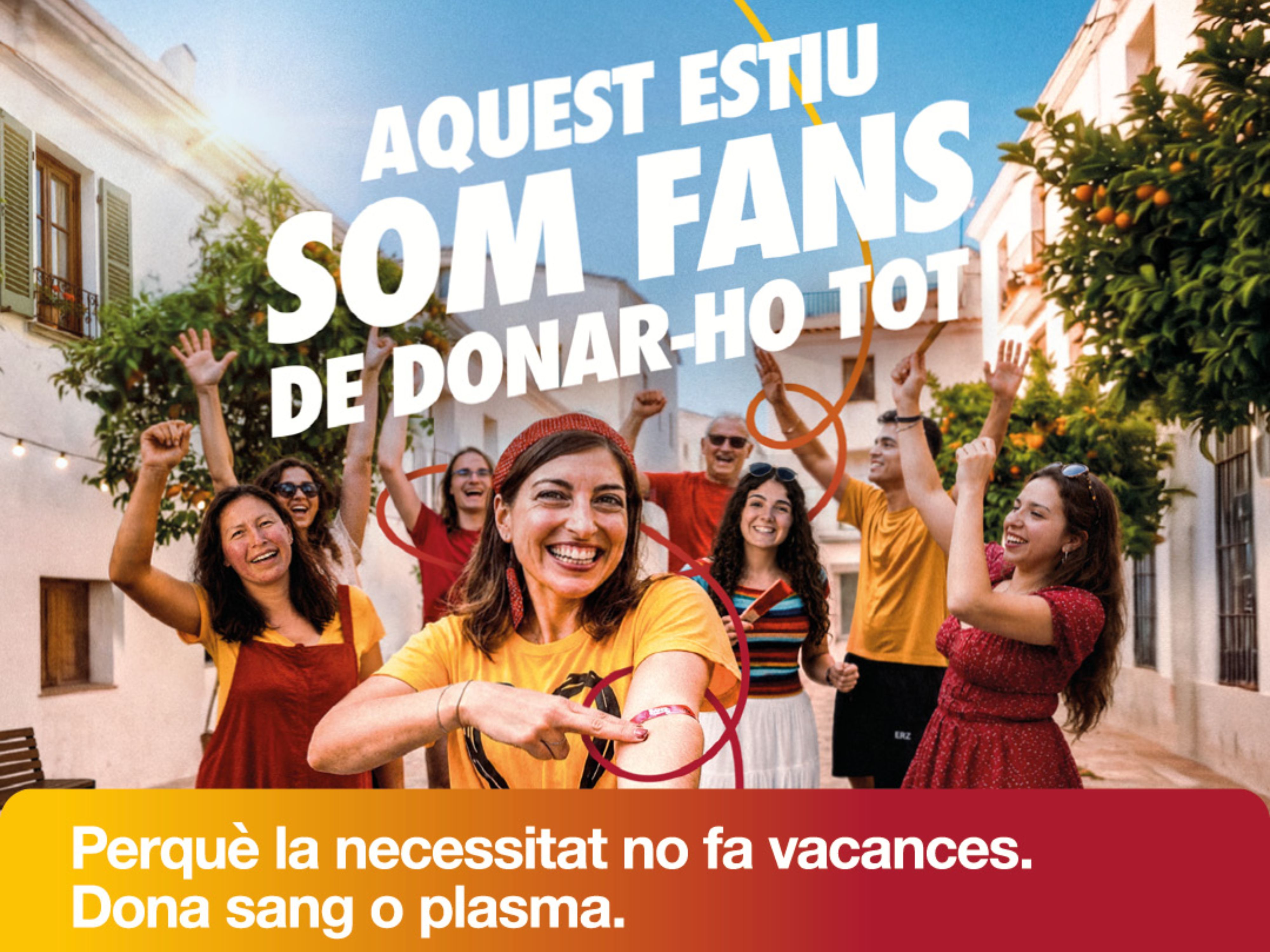 Berga s'adhereix a la campanya d'estiu del Banc de Sang i Teixits, que busca "fans" de les donacions de sang i plasma