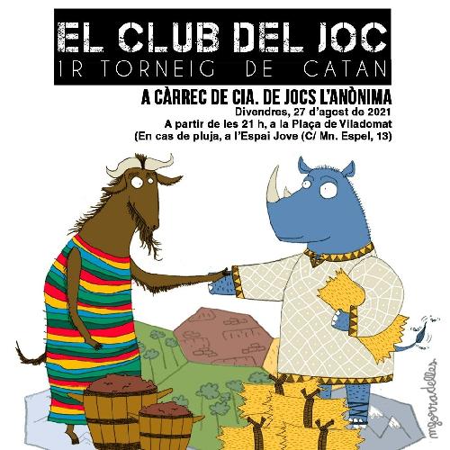 'El Club del Joc' dedicarà la sessió del 27 d'agost a celebrar el primer torneig de Catan, un joc de taula d'estratègia i atzar 