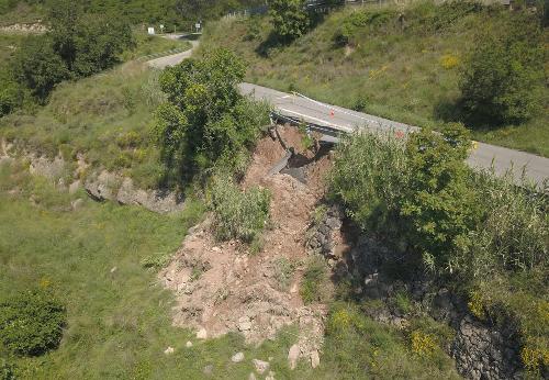 Berga iniciarà dilluns les obres d'arranjament del vial de Can Baster afectat per una esllavissada el 21 de juny 