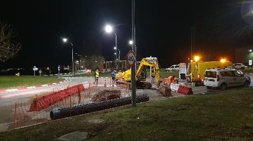 L'Ajuntament de Berga fa obres d'arranjament a la xarxa de sanejament d'aigües residuals del Polígon de La Valldan