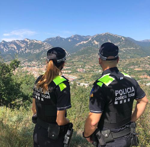 La Policia Local de Berga ha realitzat més d'un miler de serveis durant els mesos de juliol i agost de 2020